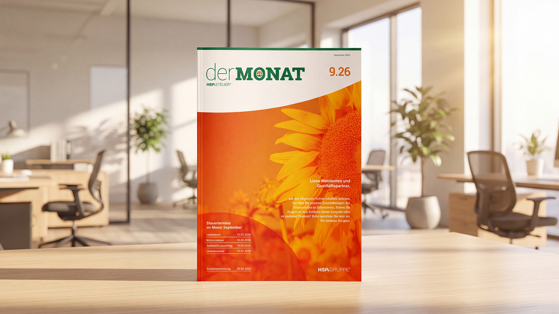 DER MONAT 09.2026 ist online