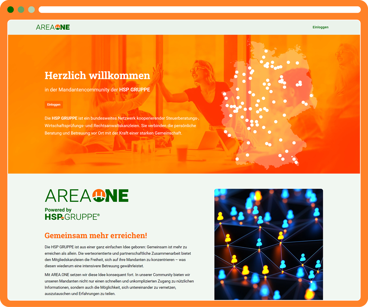 AREA.ONE – die Mandantencommunity