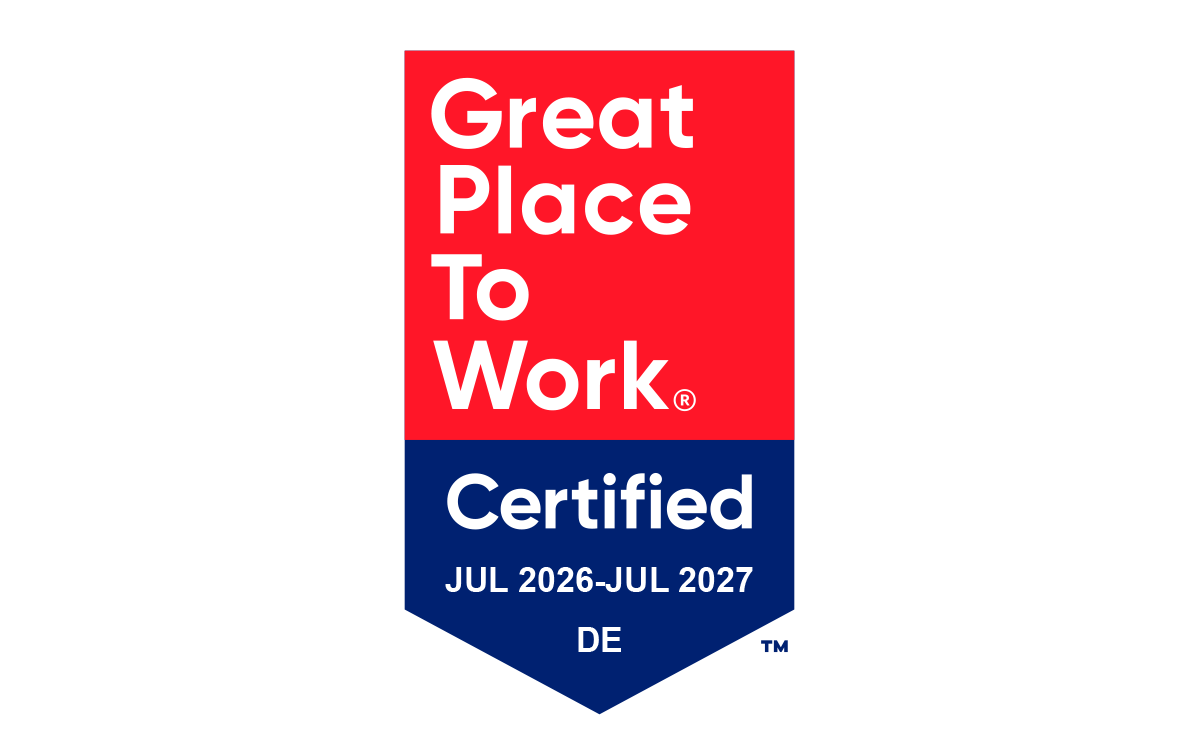 Great Place to Work® Certified Jul 2026 bis Jul 2027