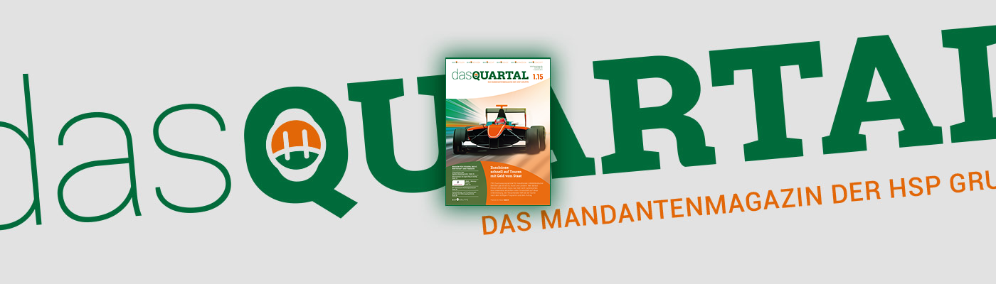 DAS QUARTAL 1.2015 ist online