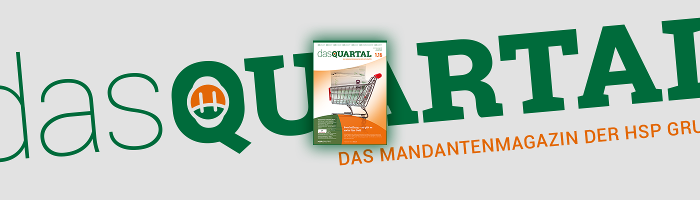 DAS QUARTAL 1.2016 ist online