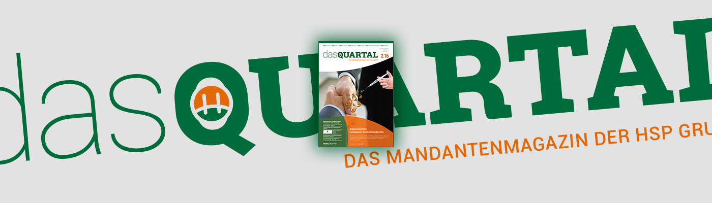 DAS QUARTAL 2.2016 ist online