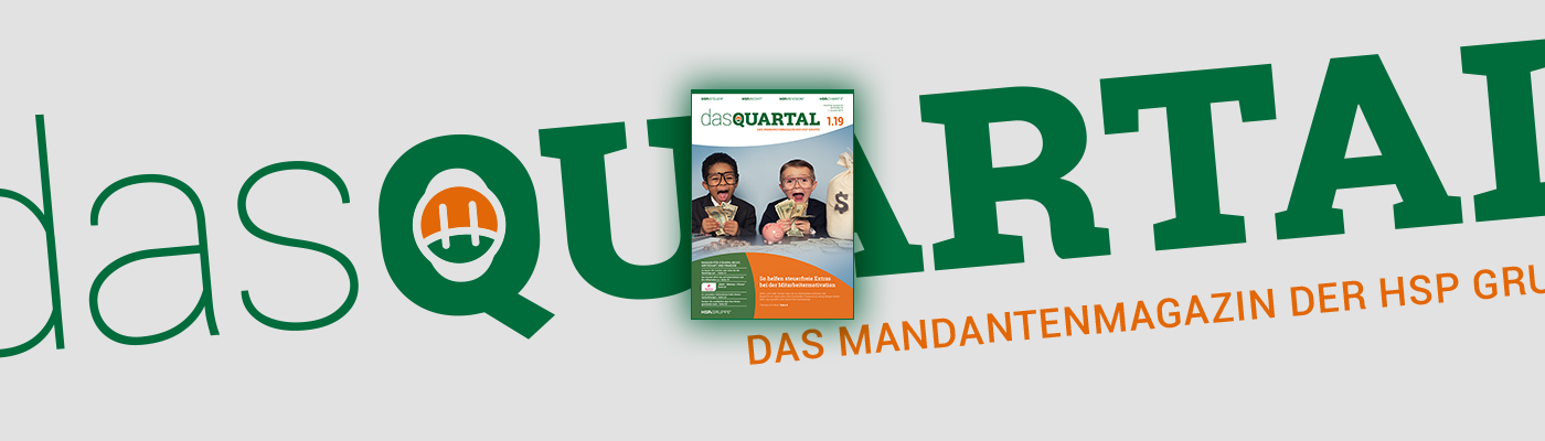 DAS QUARTAL 1.2019 ist online