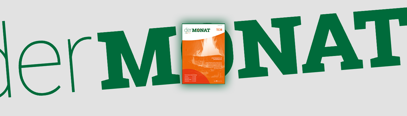 DER MONAT 11.2014 ist online