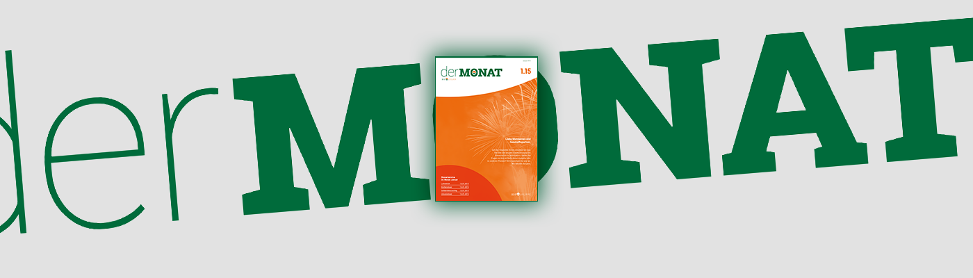 DER MONAT 01.2015 ist online