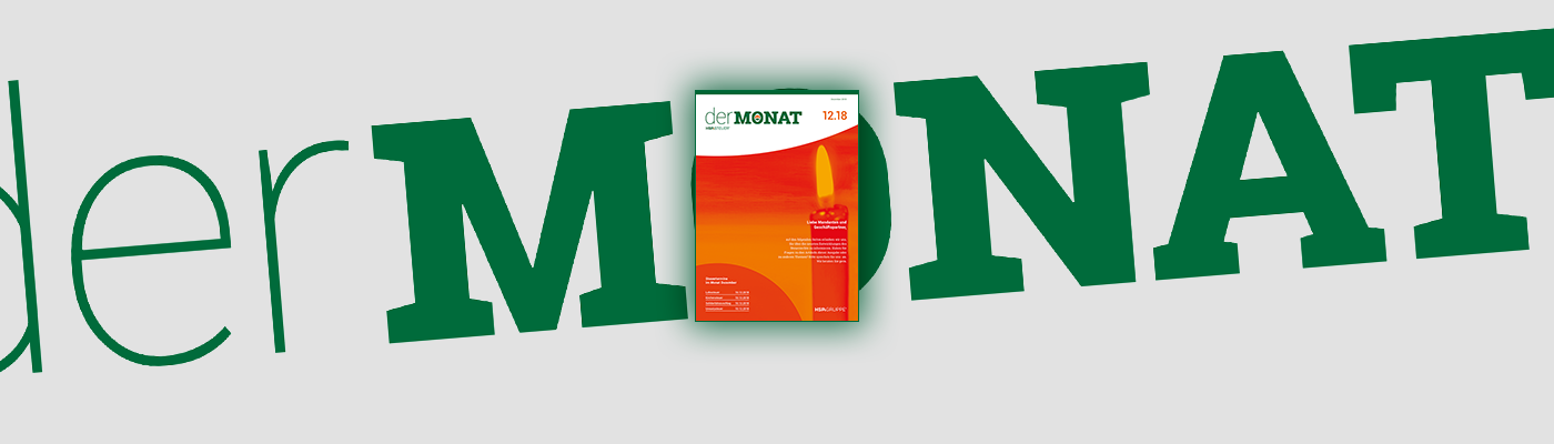 DER MONAT 12.2018 ist online