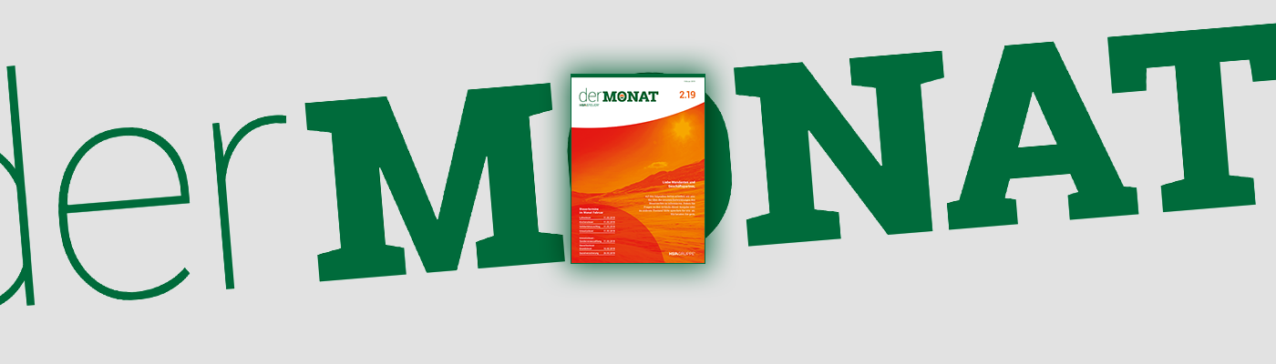 DER MONAT 02.2019 ist online