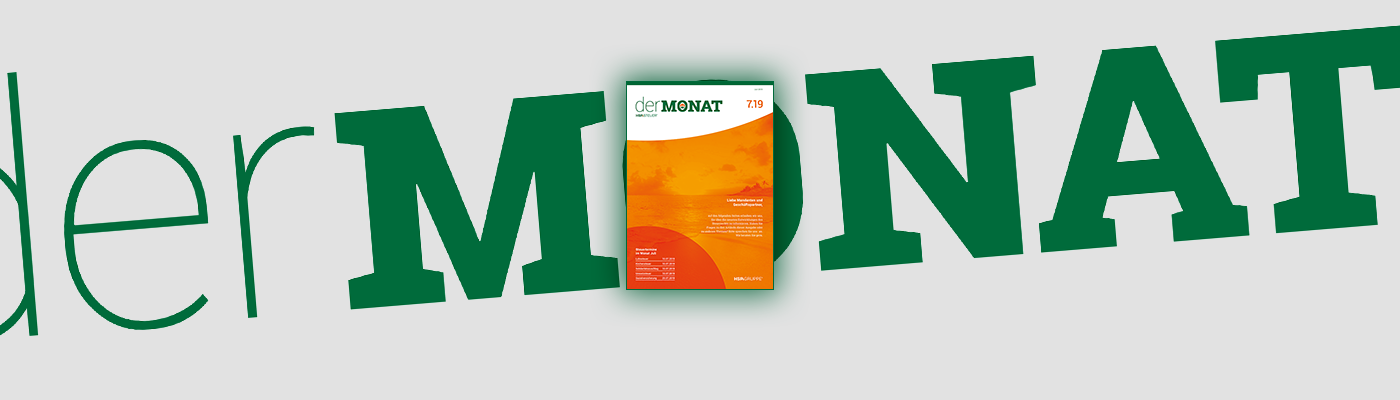 DER MONAT 07.2019 ist online
